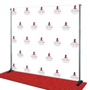 Sample Step and Repeat Backdrop for Photo Booth